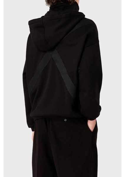 Pamuk Kapüşonlu Yarım Fermuarlı Oversize Fit Sweat Erkek Sweat 6R1ME6 1jwpz 0999 modelleri