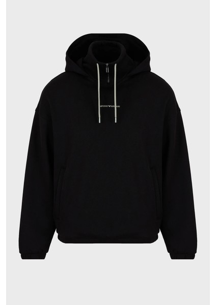 Pamuk Kapüşonlu Yarım Fermuarlı Oversize Fit Sweat Erkek Sweat 6R1ME6 1jwpz 0999 indirimleri
