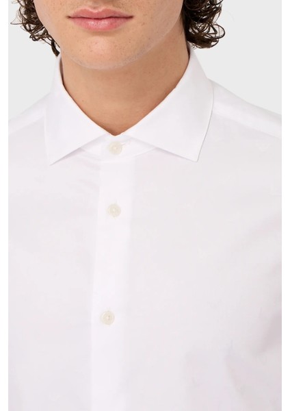 % 100 Pamuk Jakarlı Logo Desenli Regular Fit Gömlek Erkek Gömlek 6R1C86 1nvyz F1D4 modelleri