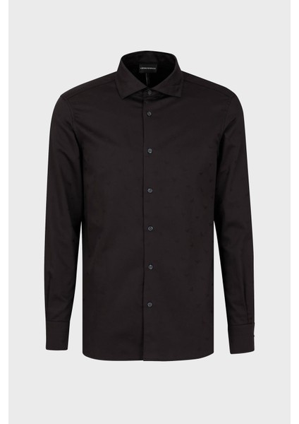 % 100 Pamuk Jakar Desenli Regular Fit Gömlek Erkek Gömlek 6R1C86 1nvyz F087
