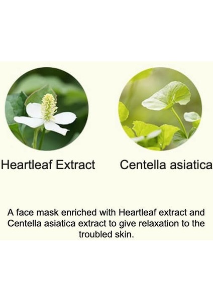 Heartleaf Intense Calming Ampoule Mask-Heartleaf Özlü Yoğun Sakinleştirici Ampul Maske 23 ml