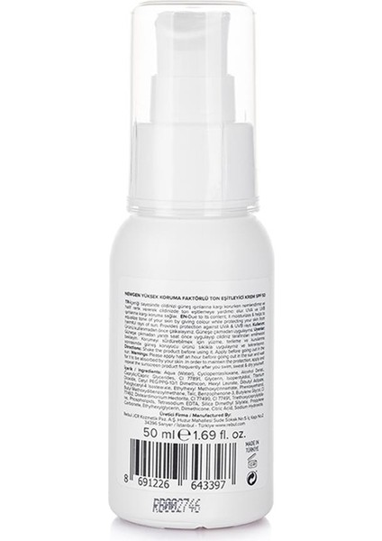 Ton Eşitleyici Krem SPF50 Canlandırıcı Etki 50 ml Tüm Cilt Tiplerine Uygun Dermatolojik Onaylı fırsatları