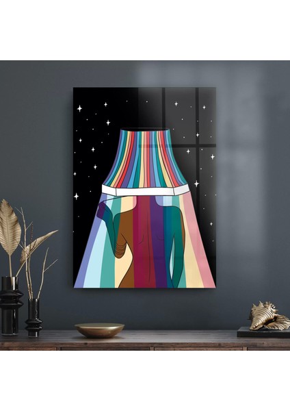 Cam Tablo Lamp Aesthetic 70X100 cm