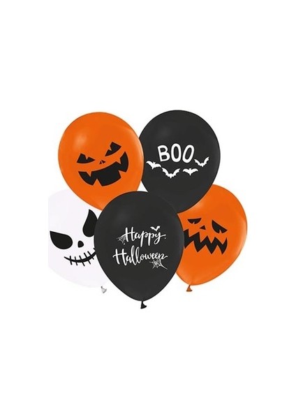 Cadılar Bayramı Balon 12" Baskılı 10LU Pk