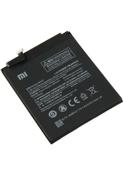 Xiaomi Redmi Note 5A BN31 Batarya Pil