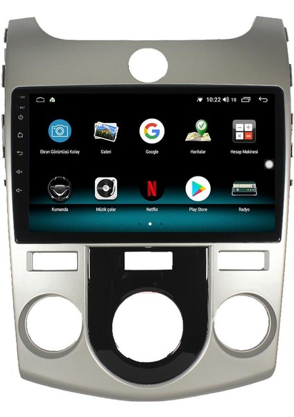 Kia Cerato Android 13 Multimedya Carplay 4gb RAM+64GB HDD 2010-2012 Navigasyon Ekran fırsatları