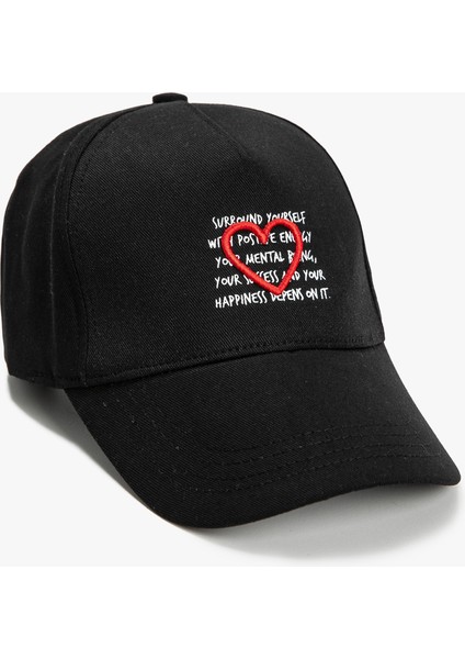 Cap Şapka Slogan Işlemeli