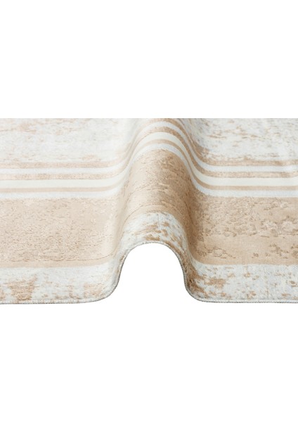 Sateen St 17 Beıge Hav Toz Vermez Yıkanabilir Kaymaz Ince Dokuma Modern ve Şık Makine Dokuması Halı fiyatları