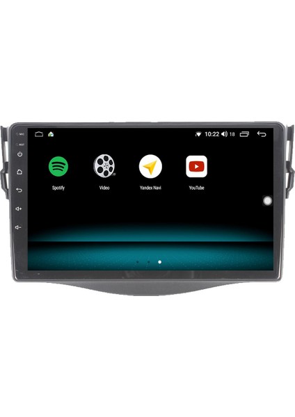 Toyota Rav4 Android 13 Multimedya Carplay 4gb RAM+64GB HDD 2006-2012 Navigasyon Ekran