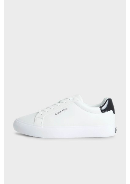 Deri Logolu Sneaker Ayakkabı HW0HW016810K4 Kadın Ayakkabı HW0HW01681 0k4