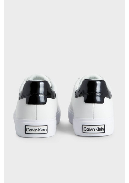 Deri Logolu Sneaker Ayakkabı HW0HW016810K4 Kadın Ayakkabı HW0HW01681 0k4