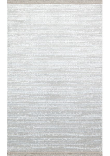 Sateen St 09 Grey Hav Toz Vermez Yıkanabilir Kaymaz Ince Dokuma Modern ve Şık Makine Dokuması Halı