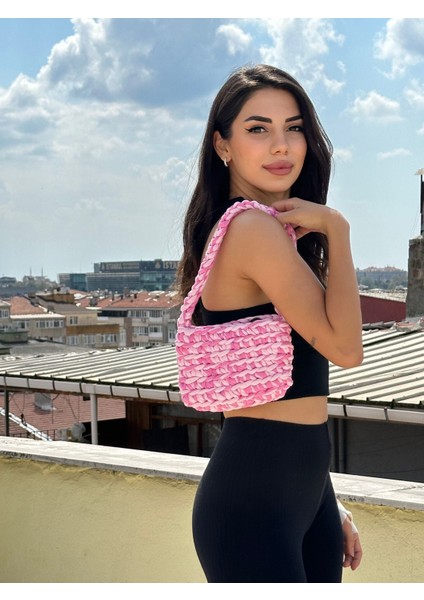 Ecdiem Handmade Özel Tasarım Penye Ip Çanta fiyatları