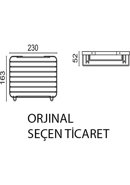 P10-028 Paslanmaz Çelik Taci 23X15 cm Şampuanlık Köşe Süngerlik fiyatları