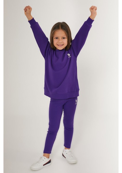 Mor Uzun Kol Kız Çocuk Takım fiyatları