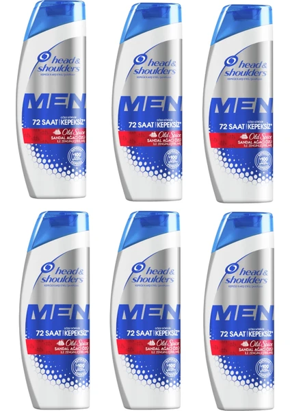 Head&shoulders Men Ultra Old Spice Kepeğe Karşı Karşı Etkili Şampuan 300 X 6 ML