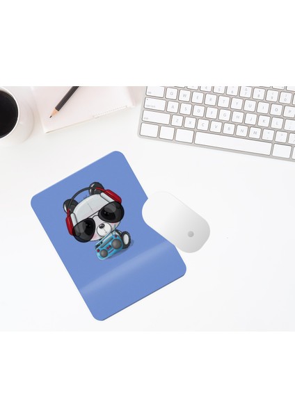 Baskıtech Panda Baskılı Bilek Destekli Mouse Pad