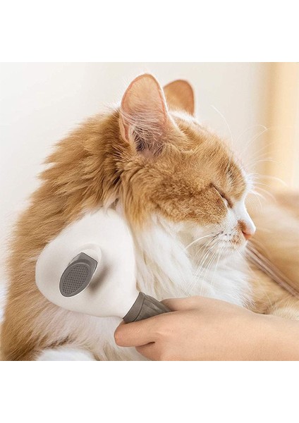 Pratik Kolay ve Otomatik Temizlenen Evcil Hayvan Fırçası Kedi Köpek Tüy Toplayıcı Masaj Yapan Tarak indirimleri