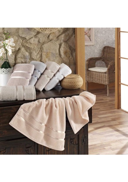 Dolce Açık Kahve 70X140 6'lı Havlu Seti