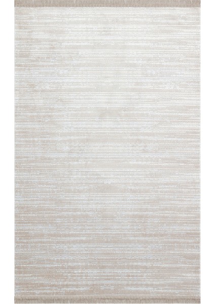 Sateen St 09 Beıge Gold Hav Toz Vermez Yıkanabilir Kaymaz Ince Dokuma Modern ve Şık Makine Dokuması Halı