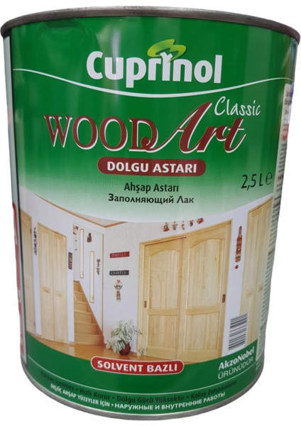 Cuprinol Woodart Classic Dolgu Astarı 2,5 Lt