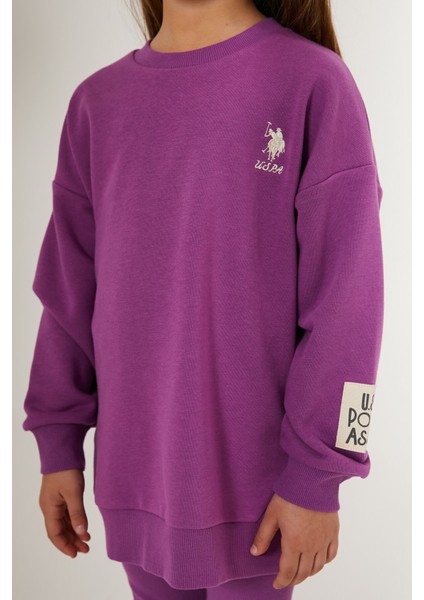 Violet Uzun Kol Kız Çocuk Takım fırsatları