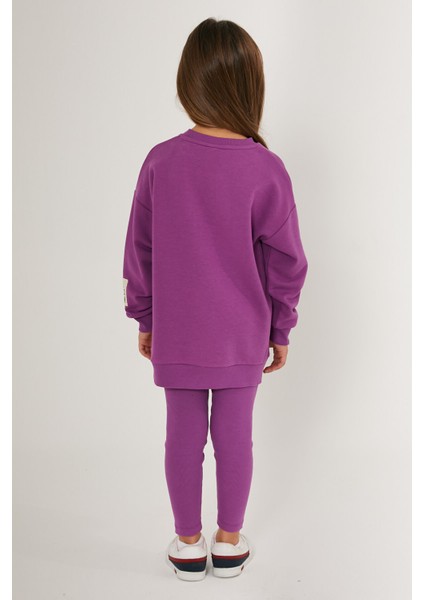 Violet Uzun Kol Kız Çocuk Takım indirimleri