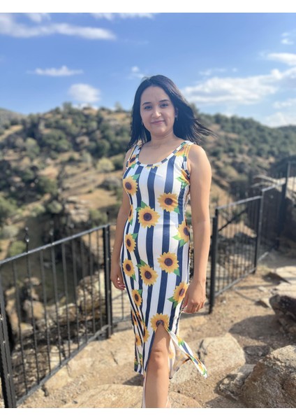 Midi Vücuda Oturan Dokuma Elbise fiyatları