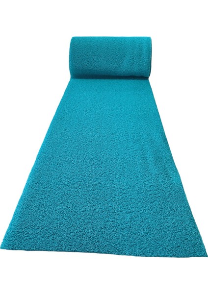 Kaydırmaz Kıvırcık Turkuaz Paspas En: 120CM fiyatları