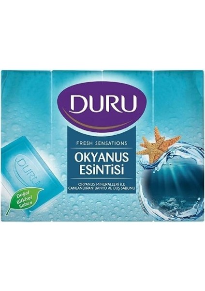 Duru Fresh Sensations Okyanus Tazeliği 4 Adet Duş Sabunu 600 gr 8690506494605