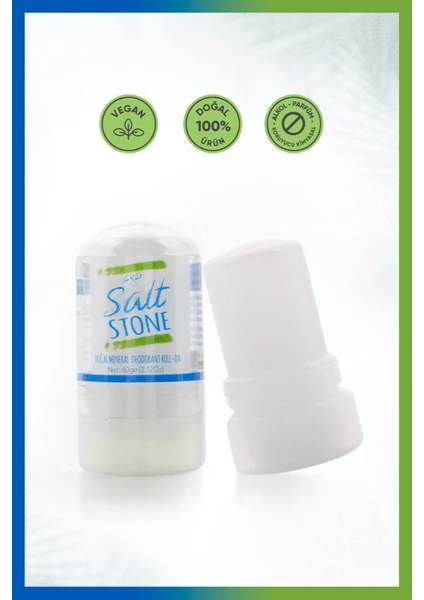 Erd Salt Stone Salt Stone Doğal Mineral Deodorant Roll-On 60 gr