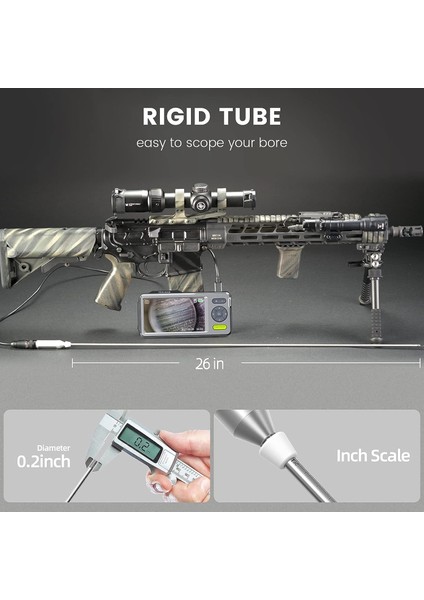 Rifle Boroskop Delik Inceleme Kamerası - Temizleme Sistemi