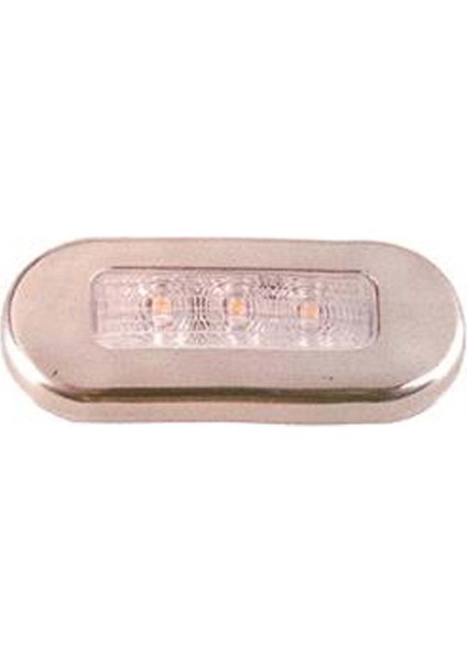 Merdiven Lambası Beyaz 24 V LED Krom Çerçeveli
