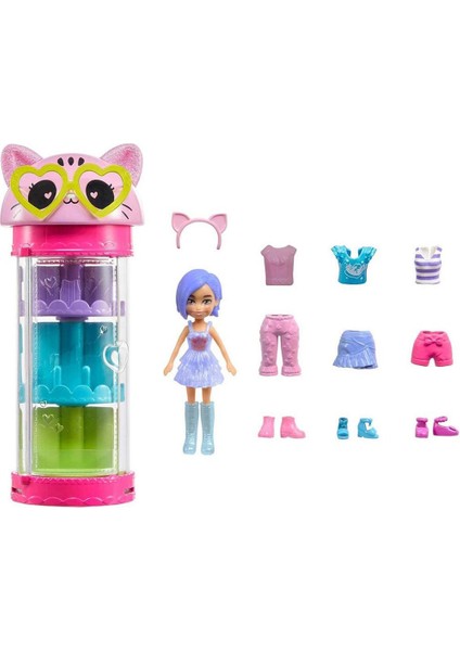 HKW04 Polly Pocket Moda Eğlencesi Oyun Setleri-Mattel