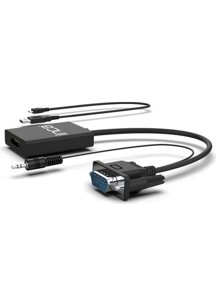 Ivth-02 VGA To Hdmı Çevirici + USB Adaptörü