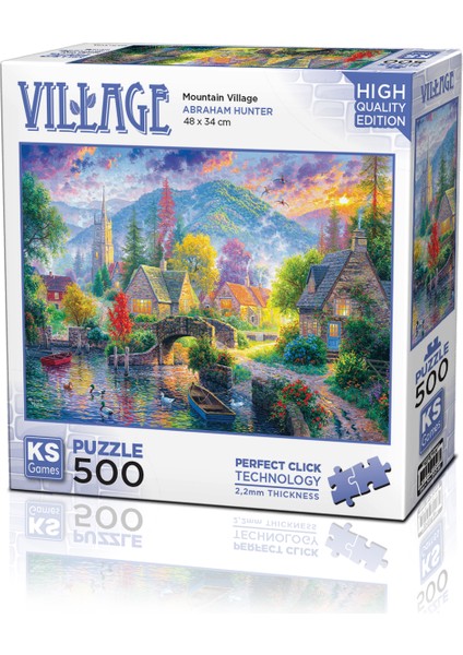 Mountain Village 500 Parça Puzzle