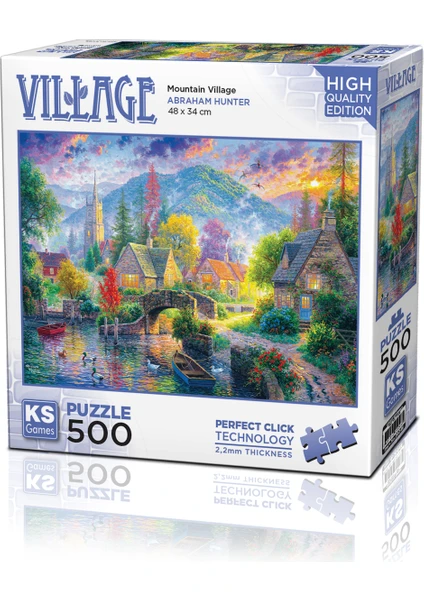 KS Games Mountain Village 500 Parça Puzzle