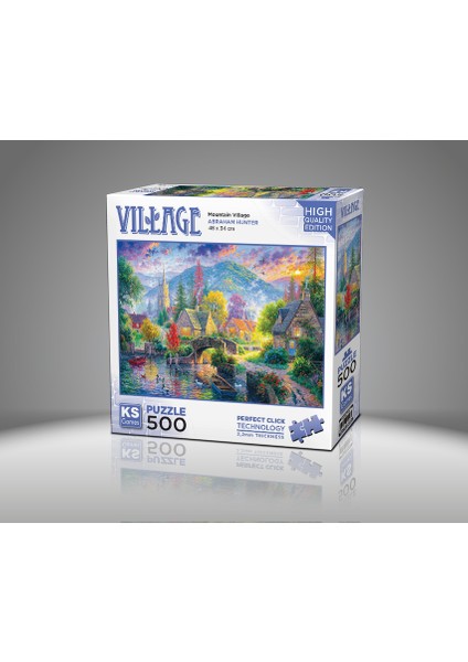 Mountain Village 500 Parça Puzzle