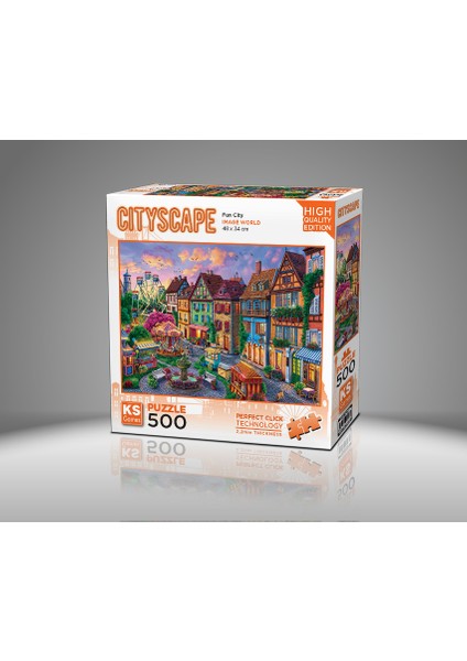 Fun City 500 Parça Puzzle