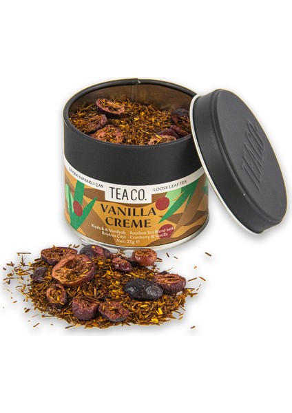 Kızılcık ve Vanilyalı Roybos Çayı Vanilla Creme 25 gr