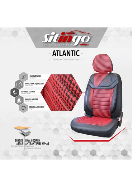 Atlantic Binek Oto Koltuk Kılıfı fırsatları