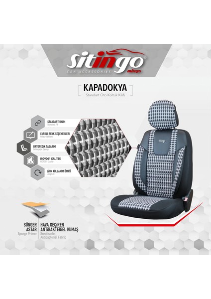 Kapadokya Binek Oto Koltuk Kılıfı fırsatları