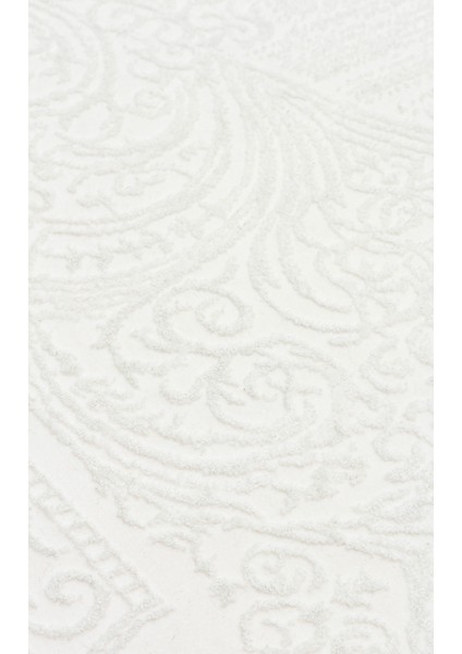 Sateen St 906 Cream Hav Toz Vermez Yıkanabilir Kaymaz Ince Dokuma Modern Şık Makine Dokuması Halı