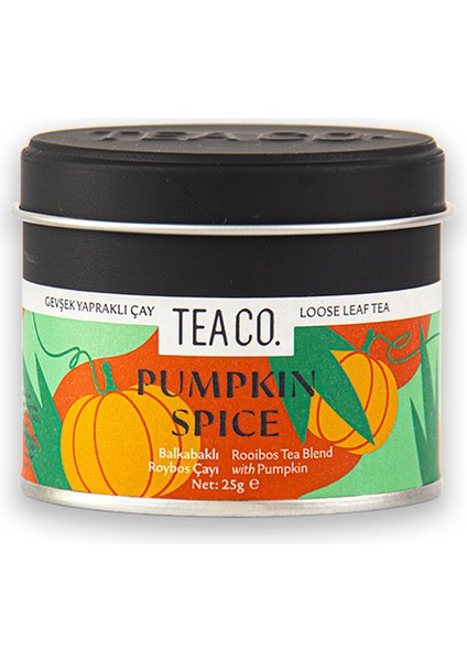 Tea Co Balkabaklı Roybos Çayı Pumpkin Spice 25 gr