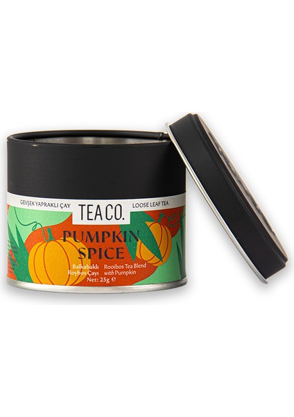 Tea Co Balkabaklı Roybos Çayı Pumpkin Spice 25 gr