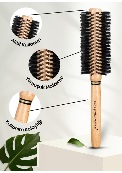 Professional 0.41 Naturel Saç Fırçası fiyatları