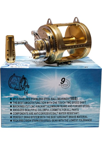 Blue Fin 50W Trolling Sağ El Çıkrık