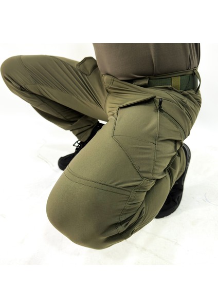 Tactical Su Itici Likralı Pantolon - Trekking Outdoor Pantolon - Bej Siyah Haki fırsatları
