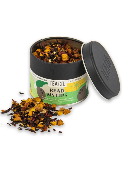 Tea Co Ananas ve Hindistan Cevizli Meyve Çayı Read My Lips 25 gr