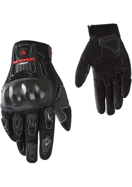 SC12-T Motosiklet Eldiveni Siyah modelleri